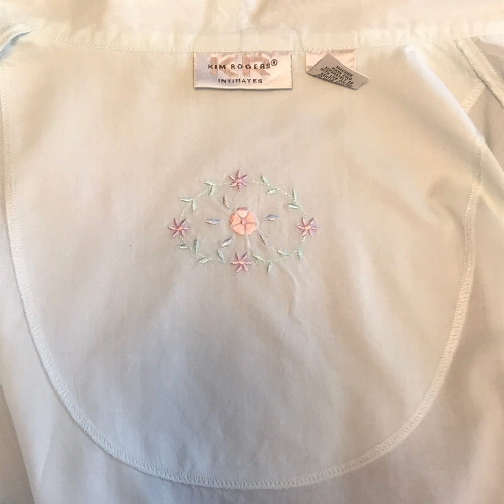 Kim Rogers Intimates Baby Blue Robe - Picture 4 of 4